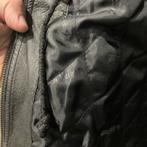 VINTAGE GIANNI VALENTE LEATHER COAT - Picture 5 of 8